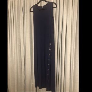 Navy maxi dress